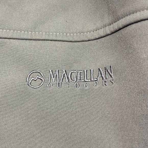 Magellan Outdoors Men's LS Full Zip Softshell Jacket‎ Fleece Lined Gray 2XL READ - Picture 6 of 10